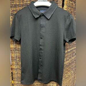 Marc Asher- Black‎ Men's Shirt, Size: Large, Pre-Owned